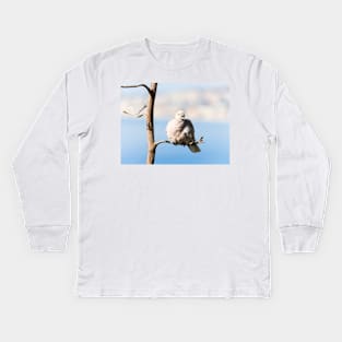 Eurasian Collared Dove Kids Long Sleeve T-Shirt